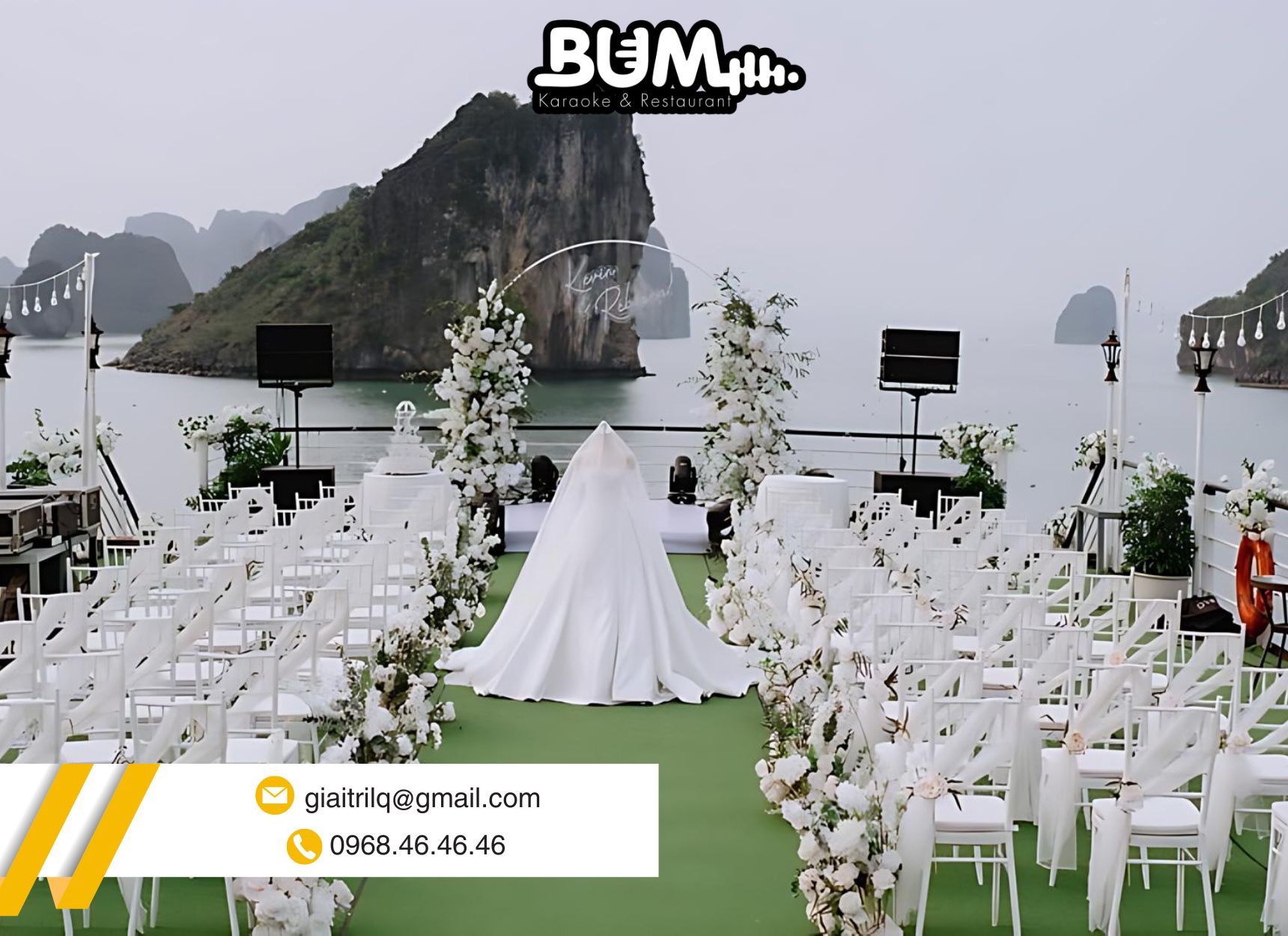 Ý tưởng tổ chức đám cưới trên du thuyền